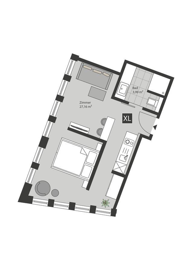 Ueberfluss Serviced-Apartments BRE Buitenkant foto