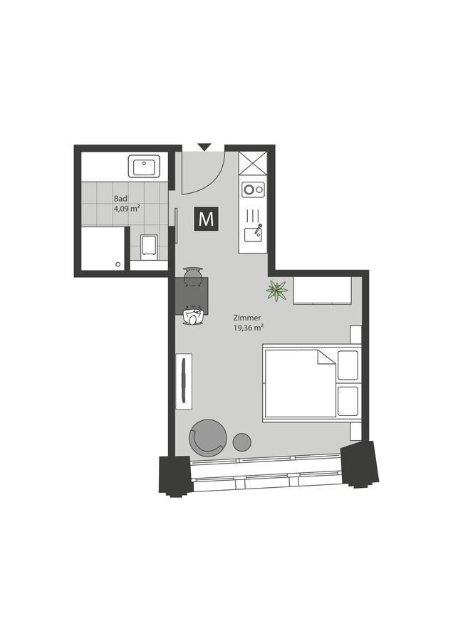 Ueberfluss Serviced-Apartments BRE Buitenkant foto